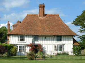 Henden Place, a fine Wealden hall house on the Green